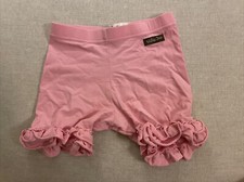 Matilda Jane Girls Pink Shorts 6 Solid Good Hart 2013 Ruffle