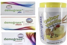 4 DEMOGRASS  clasic plus premier 90 Caps 500mg + Shake Powder Vainilla 500g