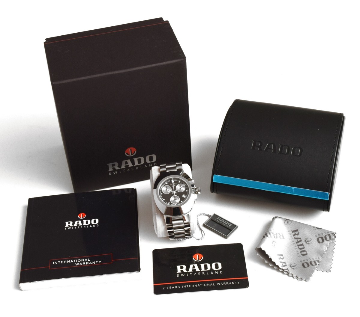 箱付き　ヴィンテージ品RADO DIASTAR VINTAGE RADO DIASTAR CHRONOGRAPH TUGUSTENO SWISS QUARTZ 7