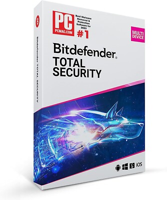 Bitdefender Total Security 2026 3 Geräte 1 Jahr 200MB VPN 5 Minuten E-Mail UK EU
