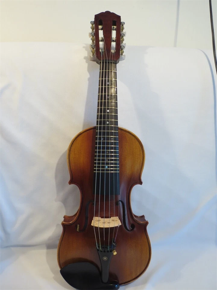 Strad Style SONG maestro inlay Frets 6 strings 4/4 violin, guitar scroll  - Image 4 of 4