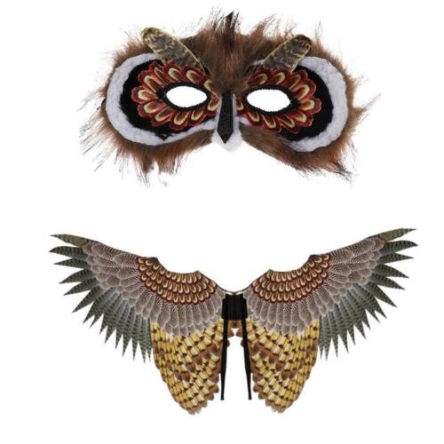 Owl Costume  for Kid Boys Girls Birds-Wings Owl  Halloween Owl - Afbeelding 1 van 18