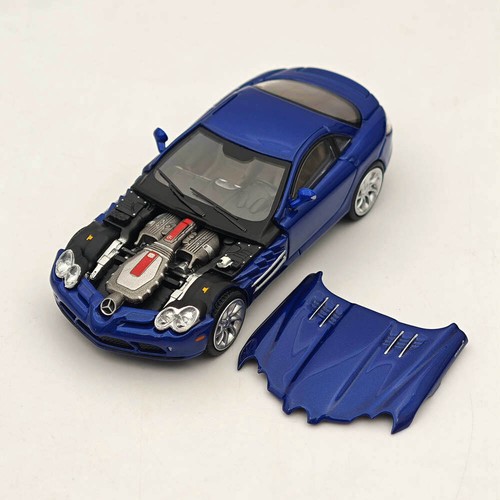 Stance Hunters 1/64 MERCEDES BENZ MCLAREN SLR Blue LEGEND SERIES VHTF Diecast - Picture 7 of 8