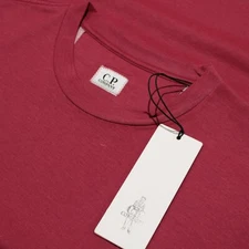 C.P. Company NWD 100% Cotton Long Sleeve Logo T Shirt Size L US In Red