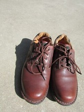 Clarks Unstructured Brown Leather Lace Up Casual Walking Shoes Size 8.5M Comfy!