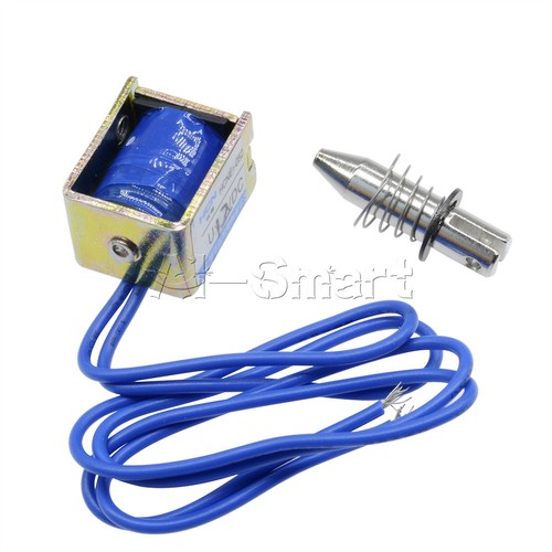 DC 6V/12V/24V Push Pull Type Open Frame Solenoid Electromagnet 10mm 5N/2N Reset - Picture 15 of 22