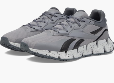 Reebok Men's ZIG DYNAMICA 4 [ PURE GREY/BLACK ] Running Shoes