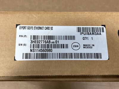 3HE02776ABAB01 Nokia Alcatel 8 Port GE/FE Eithernet Card V2 for 7705 Router