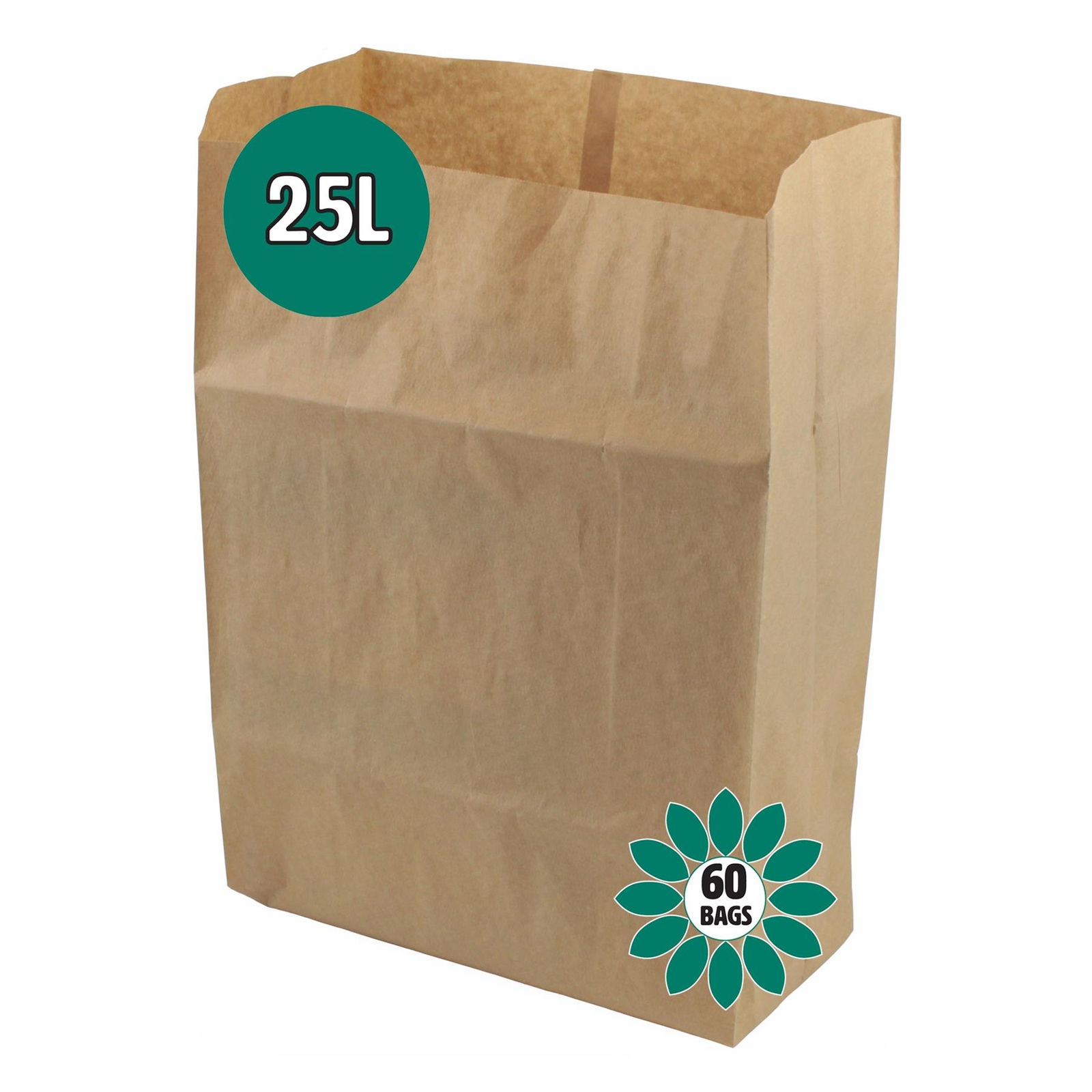 All-Green 25L Paper Compostable Kerbside Caddy Liners - 50 Bags - 60 Bags / 60 - Image 2