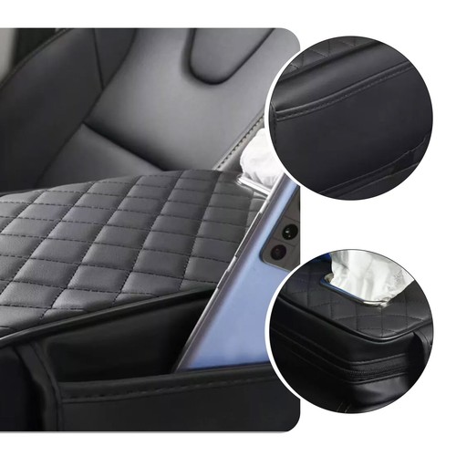 Car Armrest Cushion Cover Center Console Mat Storage Pad Interior Accessories 56 - Picture 5 of 22