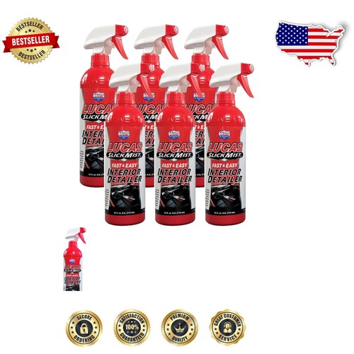 Slick Mist Interior Detailer Spray - 6 x 24 Fl Oz for Ultimate Cleaning