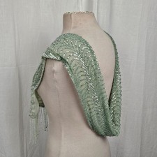 Vintage Lulu Guinness Beaded & Sequin on Silk...