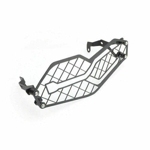 GUARDIA GRIGLIA FARO ANTERIORE NERO PER BMW F 750 GS F 850 GS 2018 2019 MOTO T9 - Foto 3 di 11