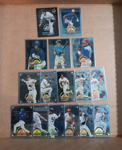1998 Leaf Fractal Foundation Lot (16) Rc Tatis Biggio Canseco Walker #/3999 - Picture 1 of 2