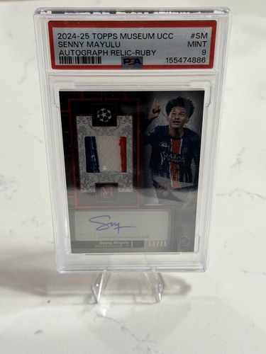 2024-25 Topps Museum Collection Uefa Club Competitions - Museum Autograph Relics