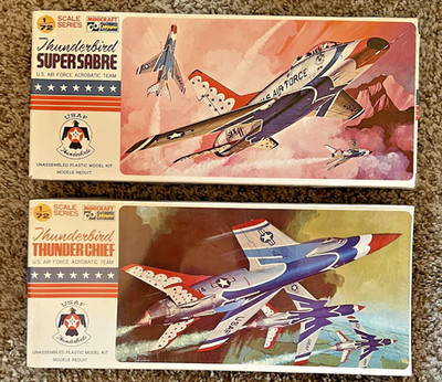 1/72 Scale U.S. Air Force THUNDERBIRDS Jet Combo 2x Lot F-100 & F-105 NIB