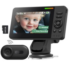 Wireless Baby Car Camera with 1080P Advanced Night Vision and 32H Battery, No...