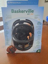 NEW Baskerville Ultra Muzzle Black for Dogs - Size 4 - Adjustable  Comfortable