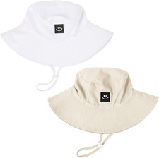 Baby Toddler Sun Hat,Kids Summer UPF 50 Foldable Beach Bucket Hat for Boys Girl
