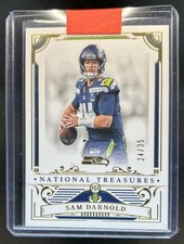 2025 Panini National Treasures Sam Darnold Gold #/35 Seahawks