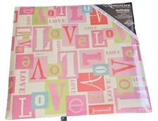 Reminisce 12x12 scrapbook album LOVE with 10 sheets top loading expandable NEW