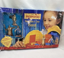 1994 Disney Mattel Pocahontas Once Upon A Time Play Set NIB Figures Toy