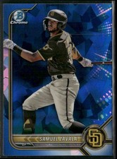 2022 Bowman Draft Sapphire Edition #BDC-98 Samuel Zavala
