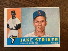 1960 Topps Jake Striker Chicago White Sox ROOKIE #169  EX+