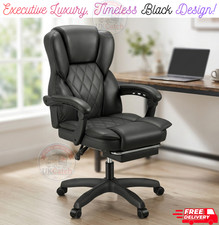 UKCatch Office Desk High Back Adjustable Height Ergonomic Swivel Computer Chair