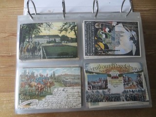 Colección de postales de herencia fuerte topografía mucho inter. Correo de campaña patriótico