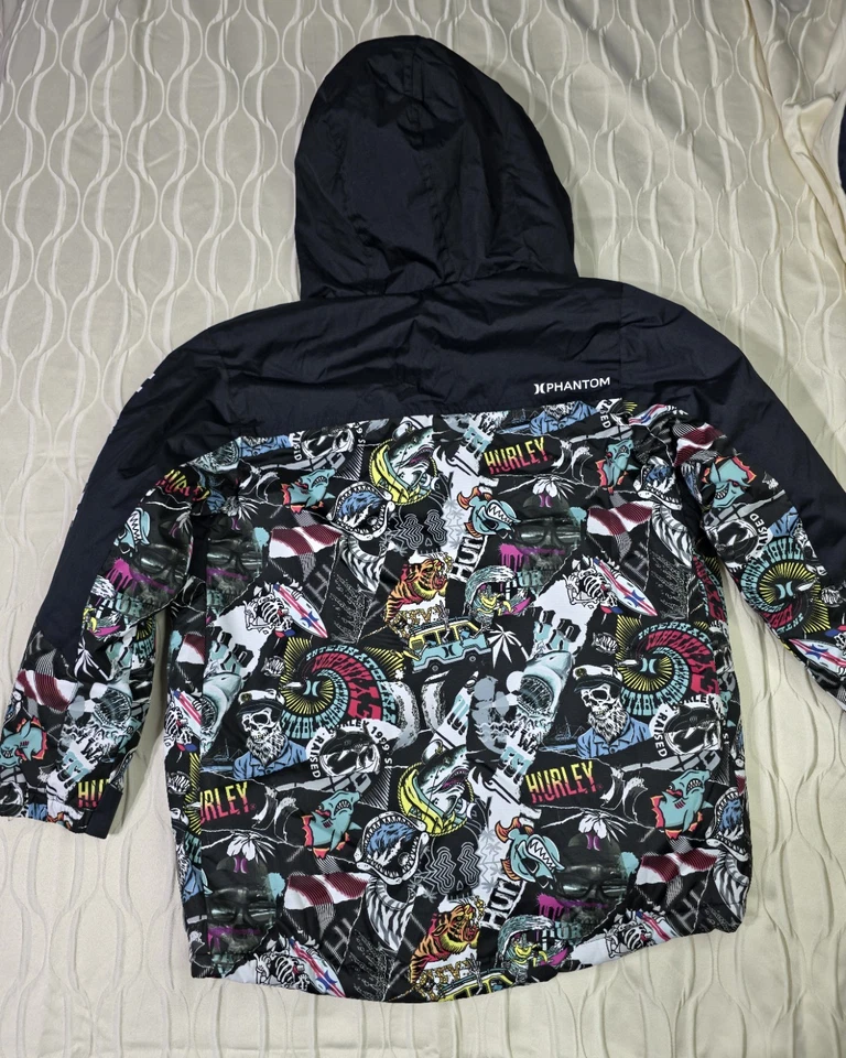 Chaqueta de snowboard Hurley para niños Chaqueta de nieve para niños Abrigo de invierno para niños Chaqueta de esquí Foto 2 de 3