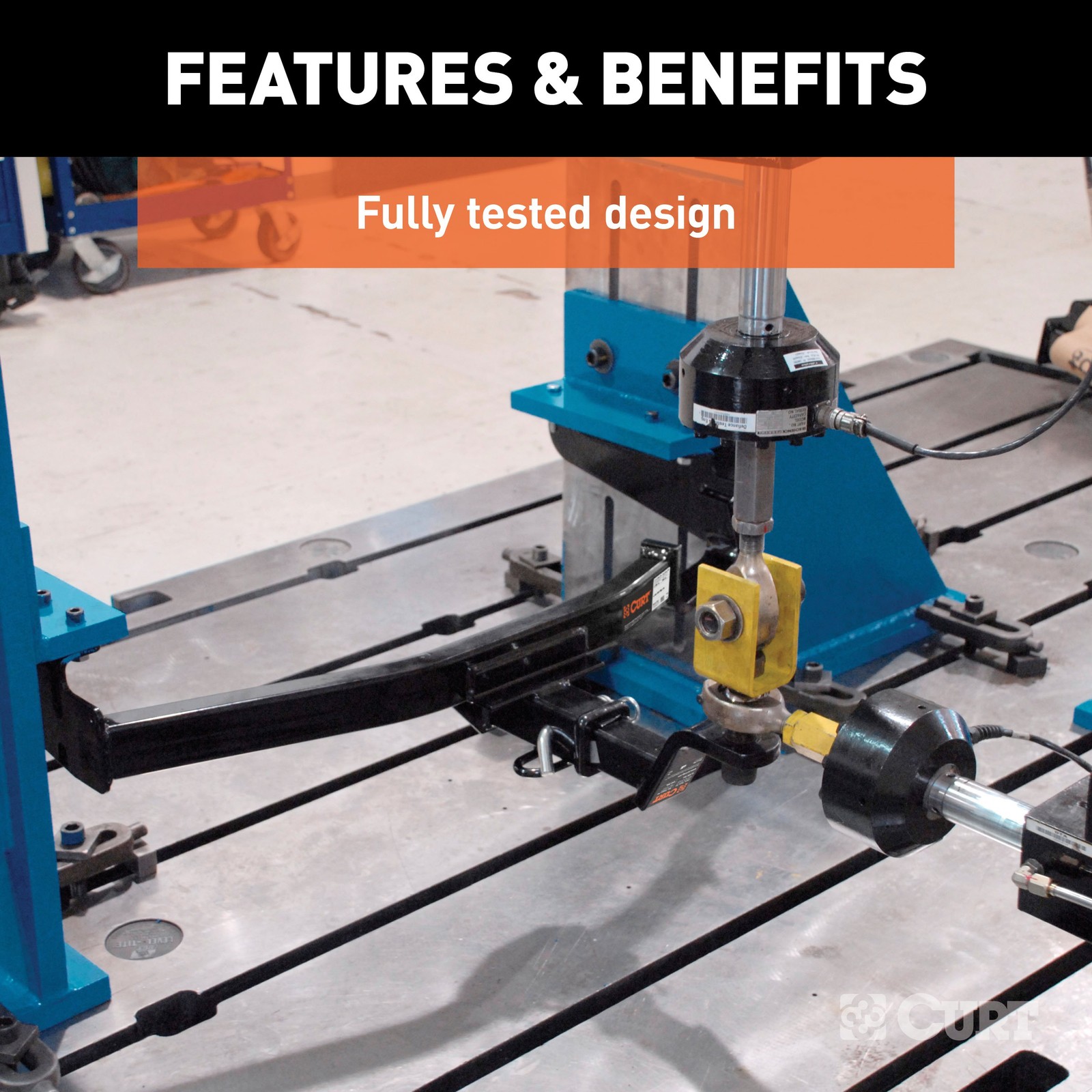 Curt Class 4 Trailer Hitch Receiver Tow For 2015-2025 Ford Transit 150 250 350