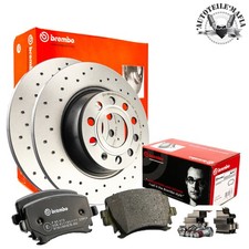 Brembo Bremsensatz gelocht SPORT HINTEN Ø 282mm Audi VW Golf 5/6 Passat Tiguan