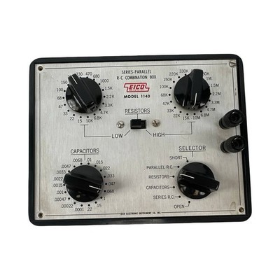 Vintage EICO Model 1140 Series Parallel R-C Combination Box UNTESTED