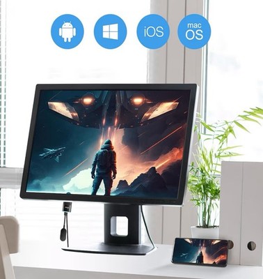 2 Wireless Display Receiver, H.265 decoding, 4K Output, Supports
