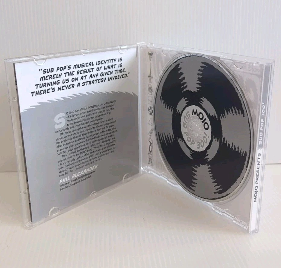 MOJO Presents Sub Pop 300! CD Green River L7 The Shins Afghan Whigs TAD Mudhoney - Image 3 of 3