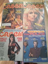 4 Creem Magazines July 82,(Police Sp Ed), June 82(J.JETT), June 81, February 82 