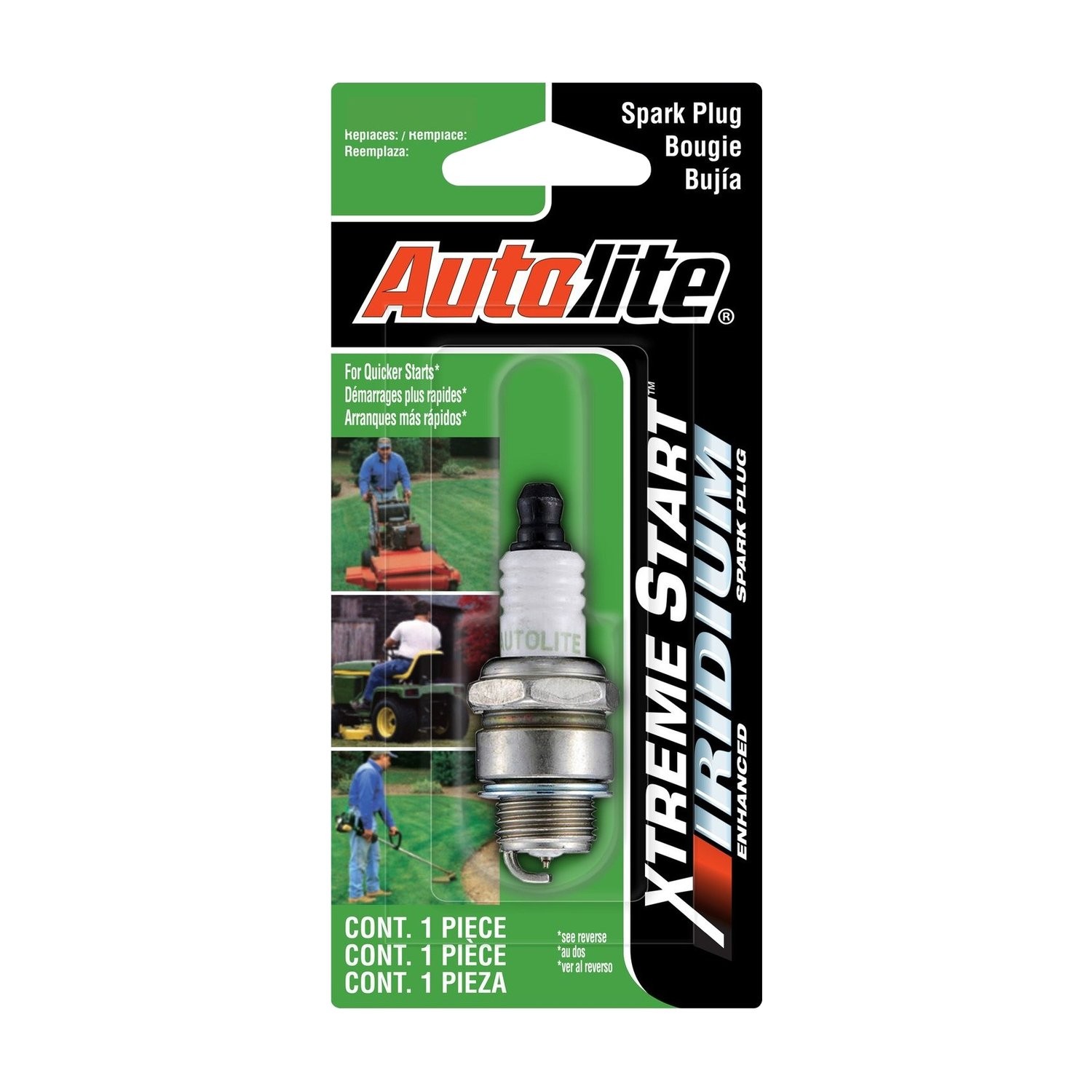 Autolite XST254DP Iridium Lawn  Garden Spark Plug - Display Pack