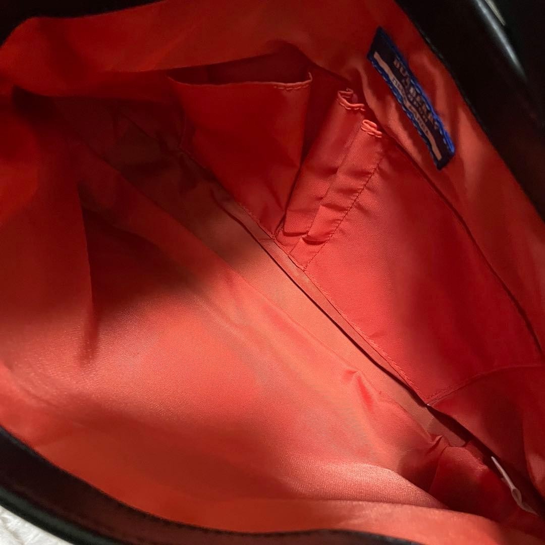 Burberry Blue Label One Shoulder Bag Red Border Canvas Leather Hobo Bag New thumbnail 9