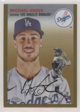 2023 Topps Chrome Platinum Anniversary Gold Refractor 23/50 Michael Grove 01l2