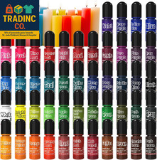 Candle Dye - 48 Vibrant Colors Liquid Oil-Based Dye for Candle Wax, Higly Concen