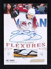 2018 Engrained Signature Flexures 2019-20 Upper Deck Update Joe Sakic Auto 14hk