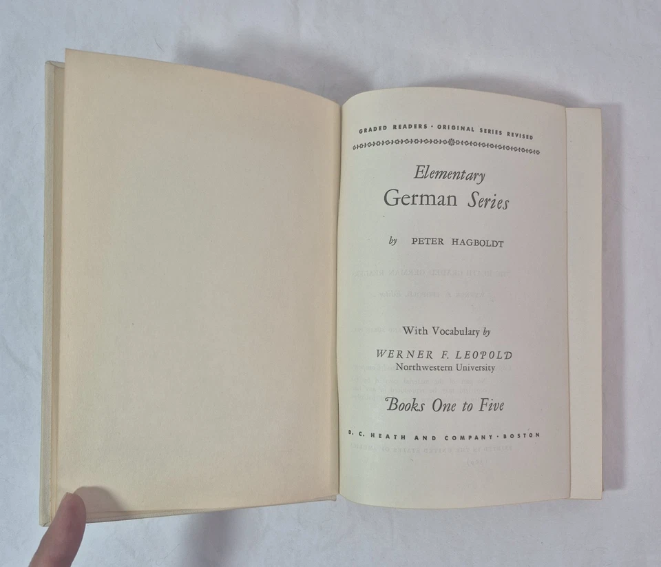 Elementary German Series Peter Hagboldt Vocabulary  - Image 3 of 4