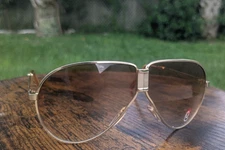 Vintage Chick Fil A Aviator Style Folding Sunglasses Made in Taiwan ROC