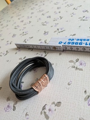 Pierre Lang Lederarmband Rosegold