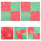  100pcs Snowflake Napkins Paper: Disposable Holiday Napkins - Snowflake Paper