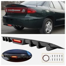For Chevrolet Cavalier Carbon Style Rear Diffuser Bumper Spoiler Wled Light