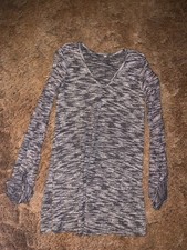 long sleeve grey sweater dress size small