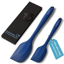 BPA Free Heat Resistant 600℉ Silicone Spatula Turner Mixing Spatulas set