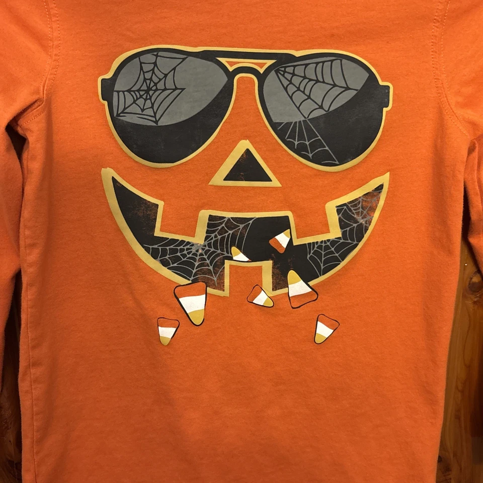 Camisa Carters manga longa masculina tamanho 8 Halloween - Imagem 2 de 4